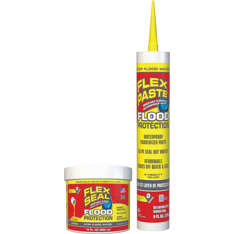 FLEX SEAL Family of Products FLOOD Protection Yellow Rubber Coating 1 box