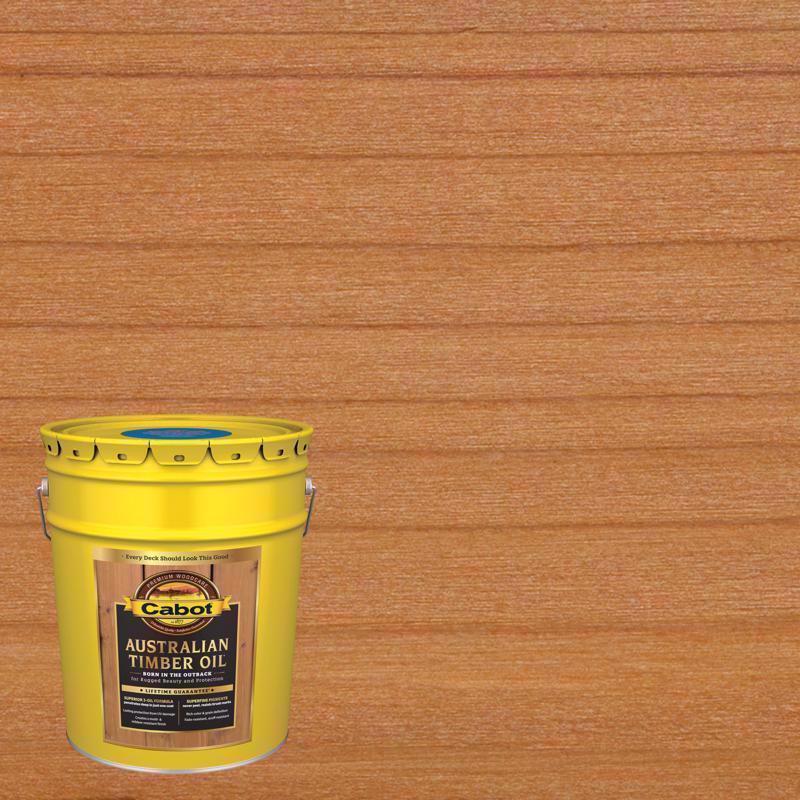 Cabot Australian Timber Oil Transparent Honey Teak Oil-Based Australian Timber Oil 5 gal