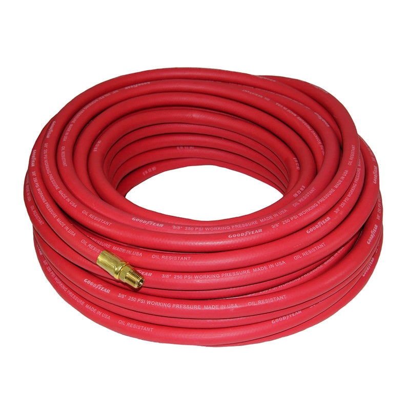 Grip on Tools Goodyear 100 ft. L X 3/8 in. D EPDM Rubber Air Hose 250 psi Red