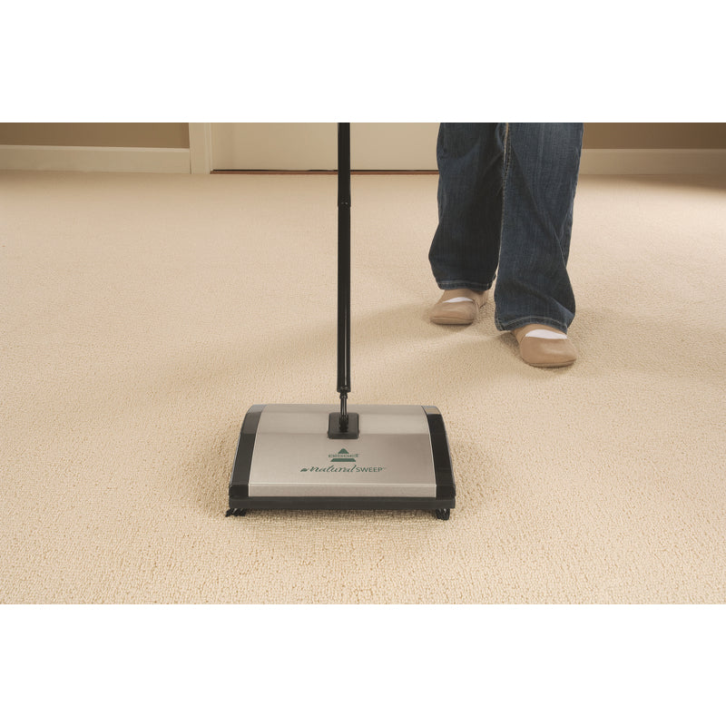 Bissell Natural Sweep Bagless Cordless Standard Filter Mechanical Sweeper