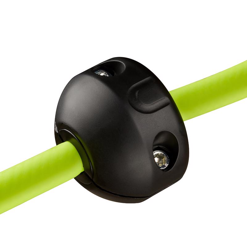 Flexzilla 50 ft. L X 3/8 in. D Hybrid Polymer Retractable Air Hose Reel 150 psi Zilla Green