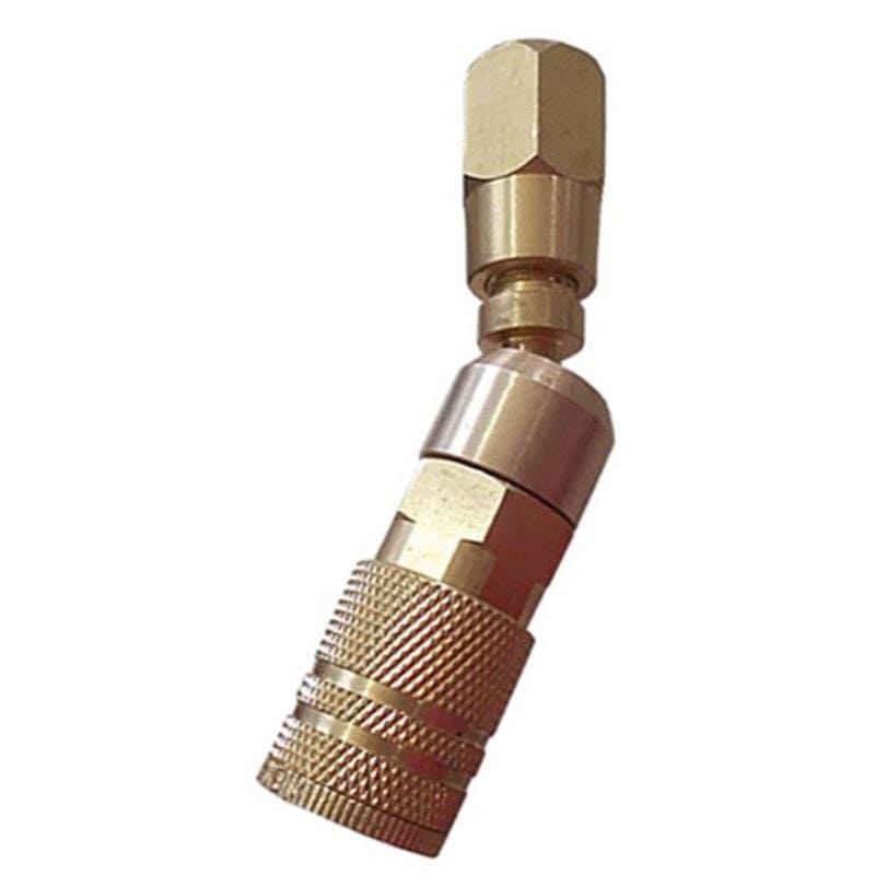 Senco Brass/Steel Universal Female Swivel Coupler 1/4 in. FPT X 1/4 in. 1 pc