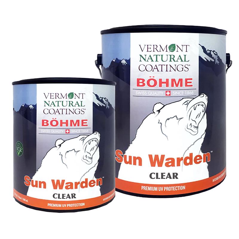 Vermont Natural Coatings Sun Warden Flat Clear Water-Based Waterborne Wood Finish 5 gal