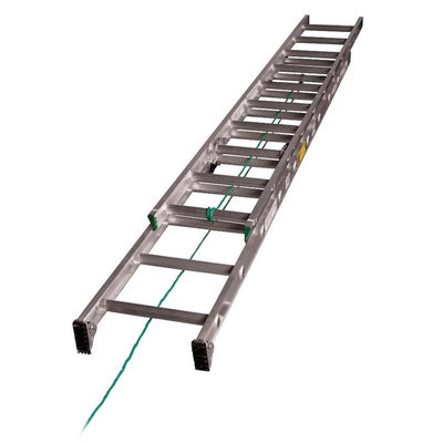 Werner 28 ft. H Aluminum Telescoping Extension Ladder Type II 225 lb. capacity