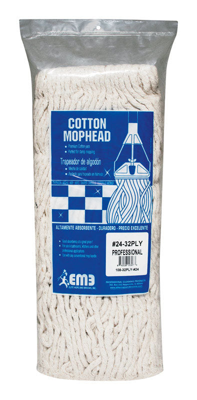 Elite Mops and Brooms #24 Cut End Cotton Mop Refill