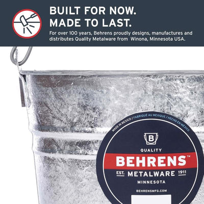 Behrens 10 qt Pail Gray