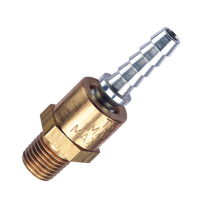 Tru-Flate Brass Air Line Swivel Fitting 1/4 in. Male 1 pc