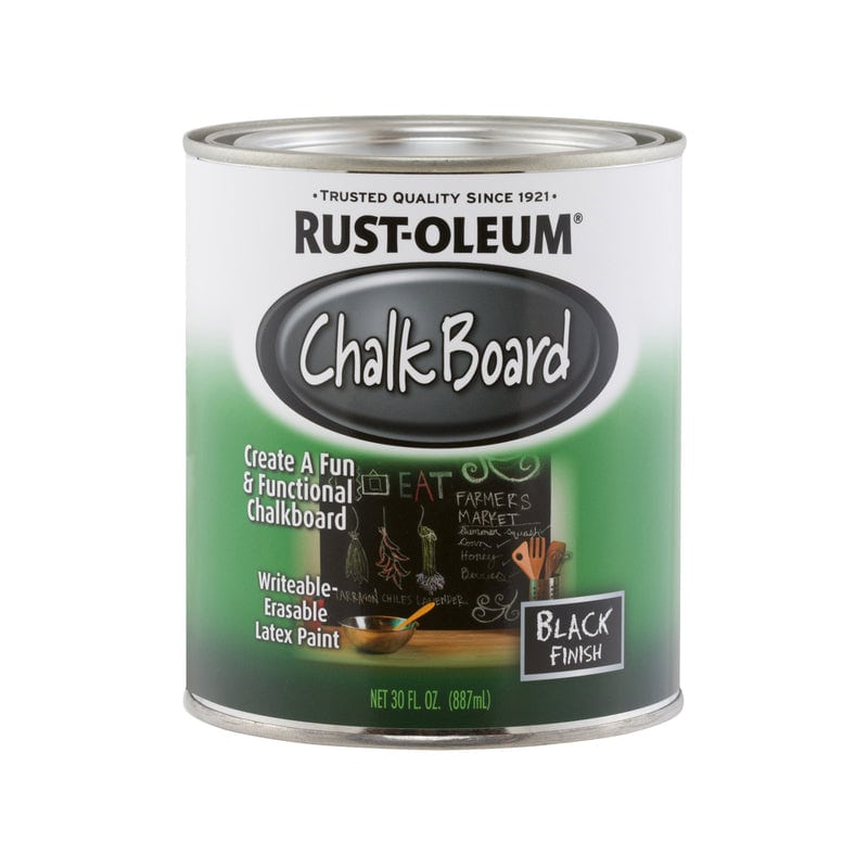 Rust-Oleum Specialty Flat Black Acrylic Chalkboard Paint 30 oz