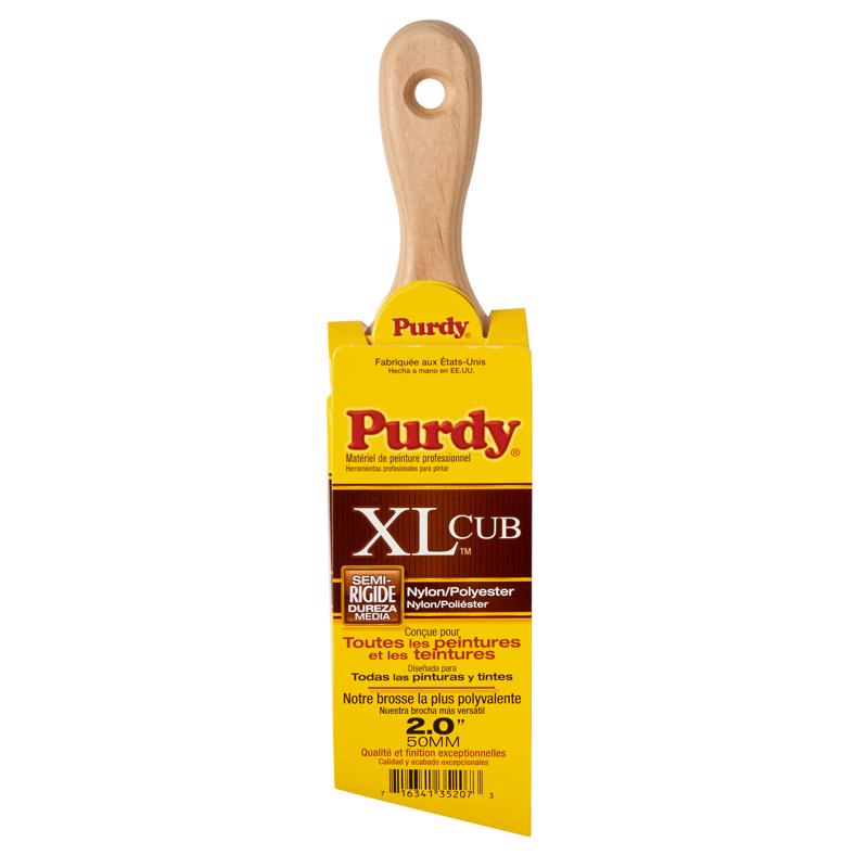 Purdy XL Cub 2 in. Medium Stiff Angle Trim Paint Brush