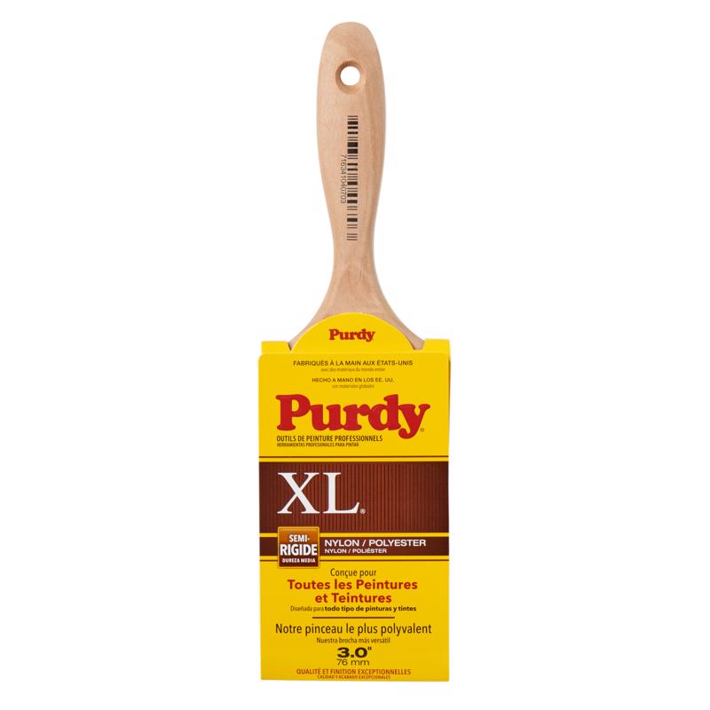 Purdy XL Sprig 3 in. Medium Stiff Flat Trim Paint Brush