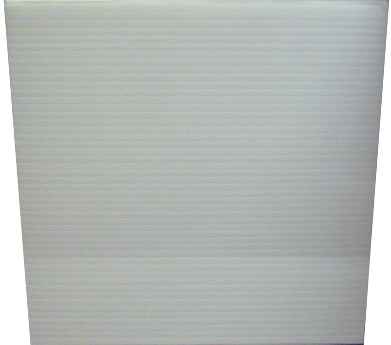 Plaskolite Single Corrugated Plastic Sheet 24 in. W X 48 in. L X .157 in.