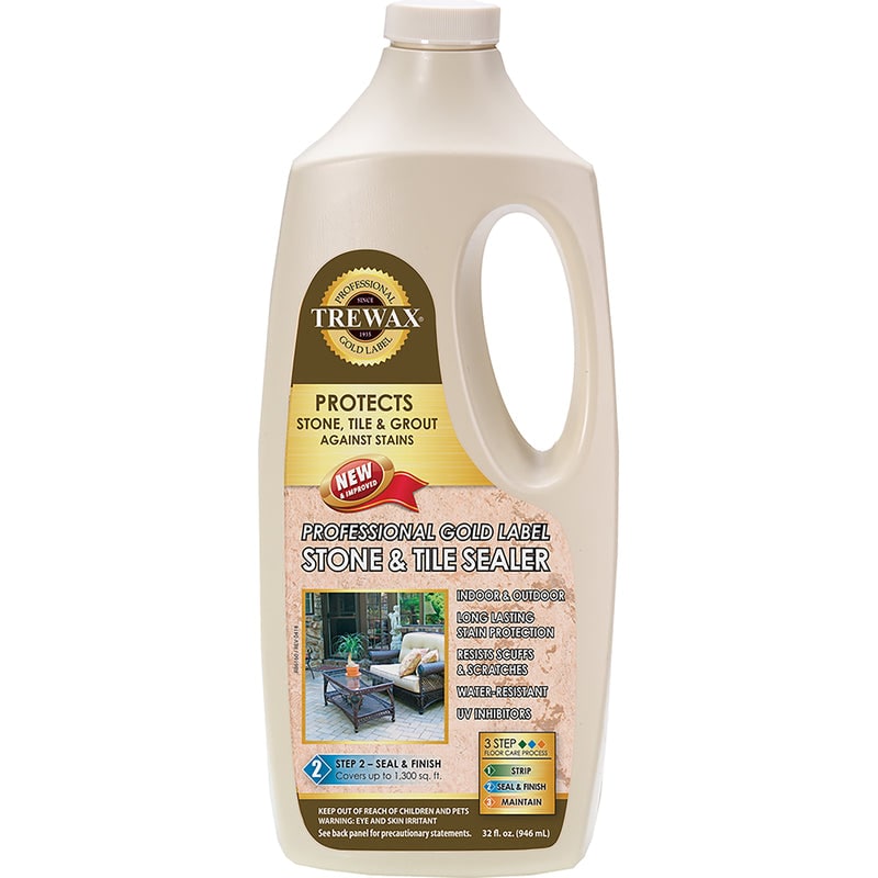Trewax Commercial and Residential Stone and Tile Sealer Finish 32 oz