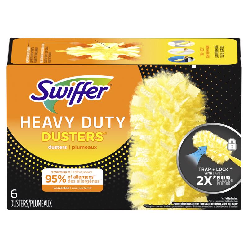 Swiffer 360 Heavy Duty Dusters Microfiber Heavy Duty Duster Refill 6 pk