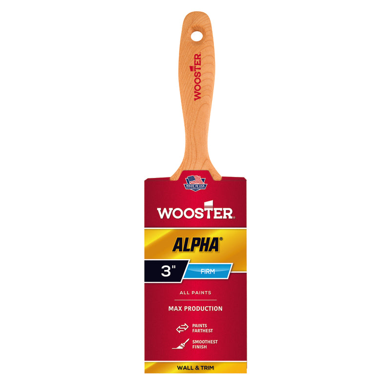 Wooster Alpha 3 in. Flat Varnish Brush