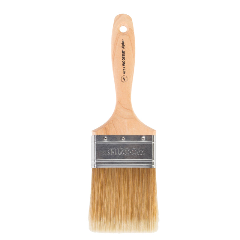 Wooster Alpha 3 in. Flat Varnish Brush