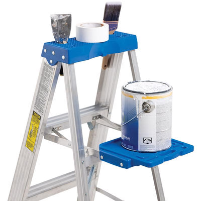 Werner 6 ft. H Aluminum Step Ladder Type I 250 lb. capacity