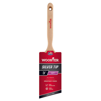 Wooster Silver Tip 3 in. Angle Paint Brush