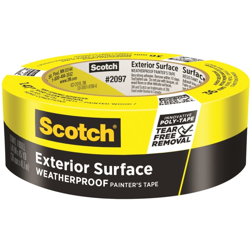 Scotch 1.41 in. W X 45 yd L Yellow High Strength Painter&