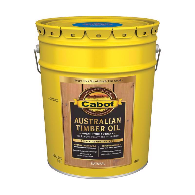Cabot Low VOC Transparent Natural Oil-Based Australian Timber Oil 5 gal