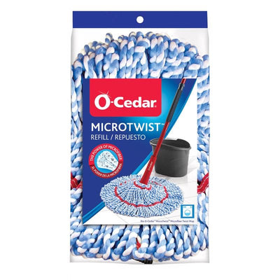 O-Cedar MicroTwist 16 in. Wet Microfiber Mop Refill 1 pk