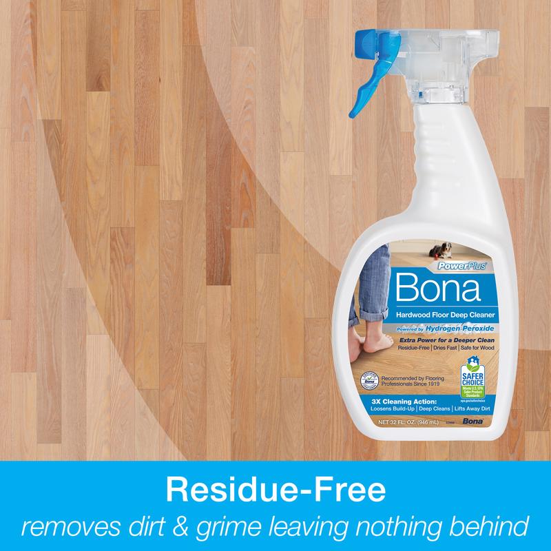 Bona PowerPlus No Scent Hardwood Floor Cleaner Liquid 36 oz