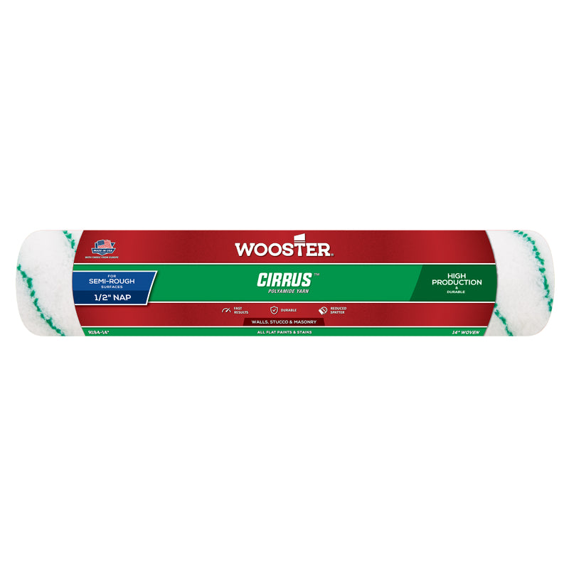 Wooster Cirrus Yarn 14 in. W X 3/4 in. Regular Paint Roller Cover 1 pk