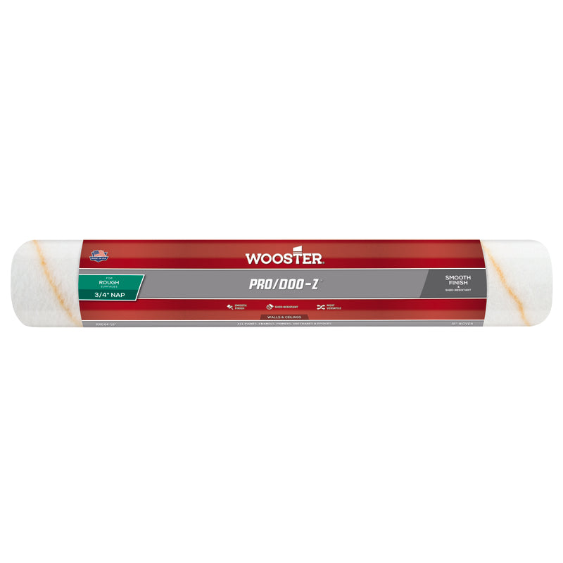 Wooster Pro/Doo-Z Woven Fabric 18 in. W X 3/4 in. Regular Paint Roller Cover 1 pk