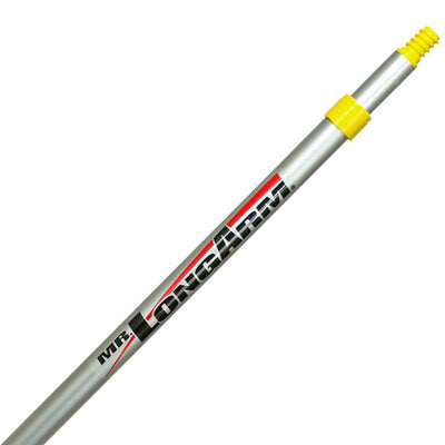 Mr. LongArm Twist-Lok Telescoping 4.3-8.1 ft. L X 1 in. D Aluminum Extension Pole Silver