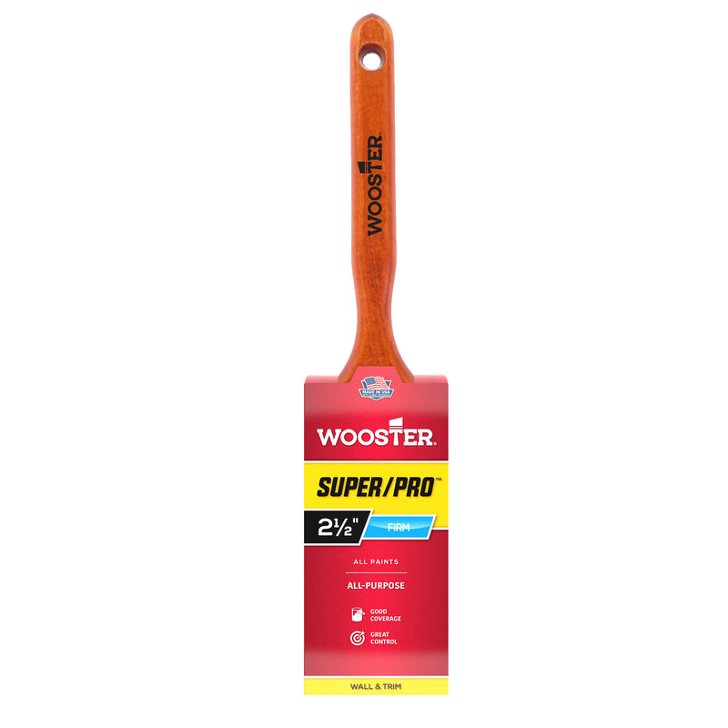 Wooster Super/Pro 2-1/2 in. Flat Paint Brush