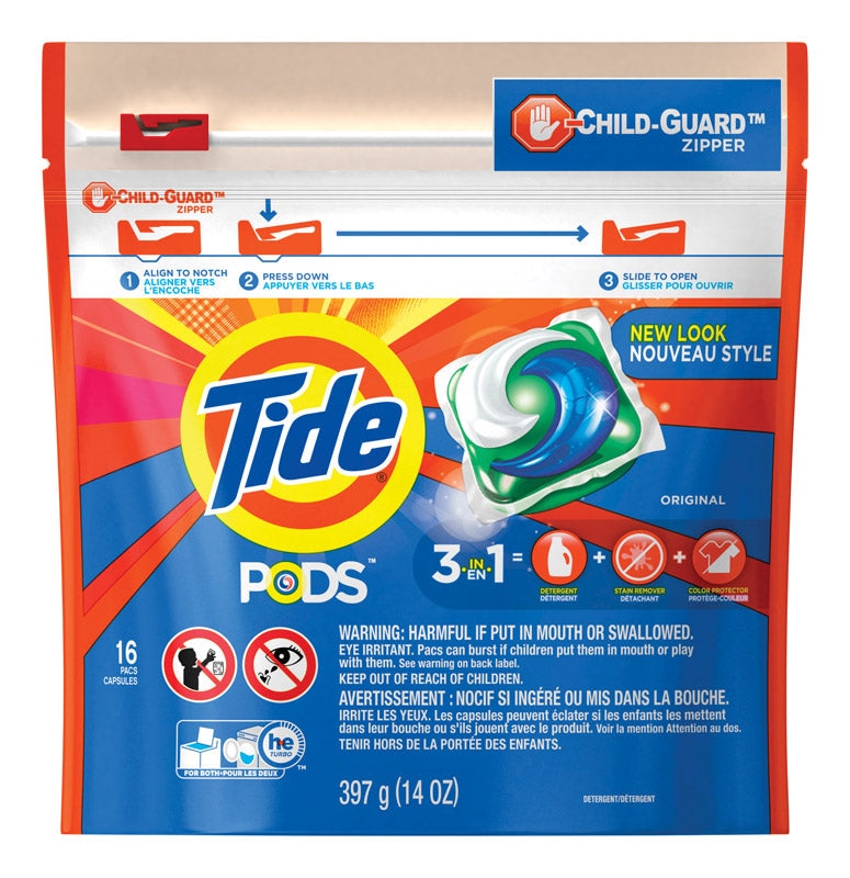 Tide Original Scent Laundry Detergent Pod 16 ct