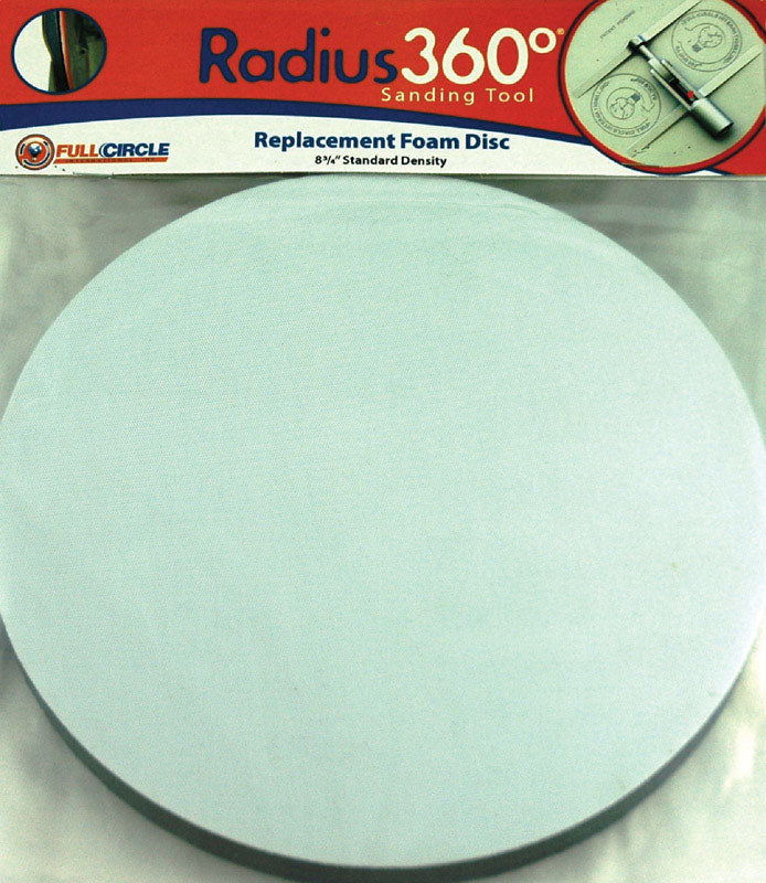 Full Circle Radius 360░ 8-3/4 in. D Fabric/Foam Replacement Pad 1200 rpm 1 pc