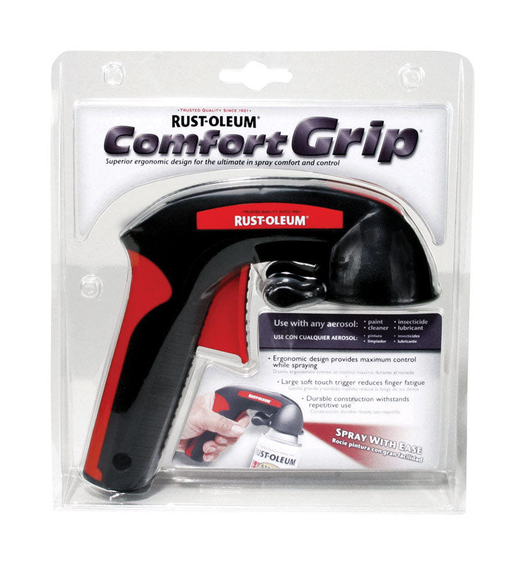 Rust-Oleum Comfort Grip Black/Red Plastic Spray Grip