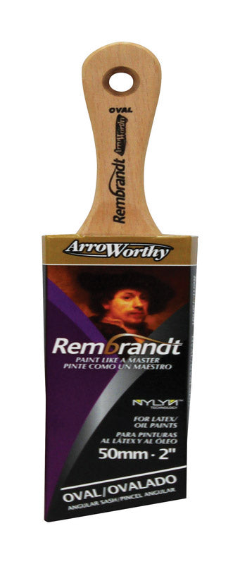 ArroWorthy Rembrandt 2 in. Semi-Oval Angle Paint Brush