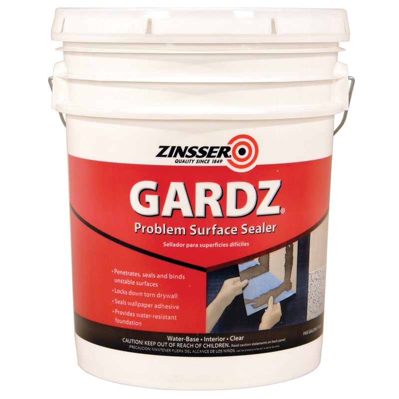 Zinsser Gardz Clear Matte Water-Based Acrylic Problem Surface Sealer 5 gal