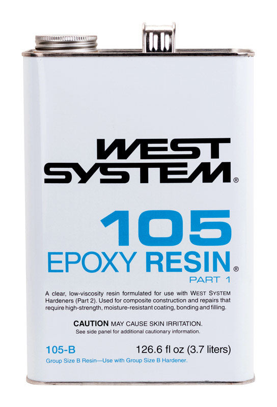 West System 105 Resin Extra Strength Epoxy Epoxy Resin 126.6 oz