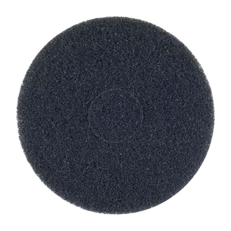 Norton Bear-Tex 18 in. D Aluminum Oxide Floor Pad Black