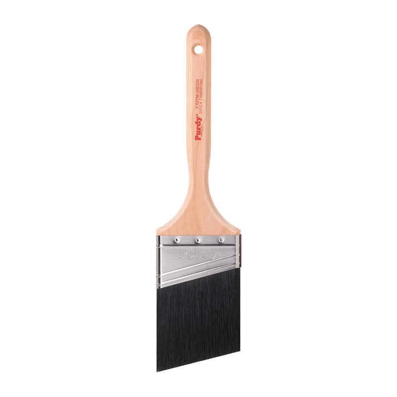 Purdy Black Bristle Extra Oregon 3 in. Medium Stiff Angle Trim Paint Brush