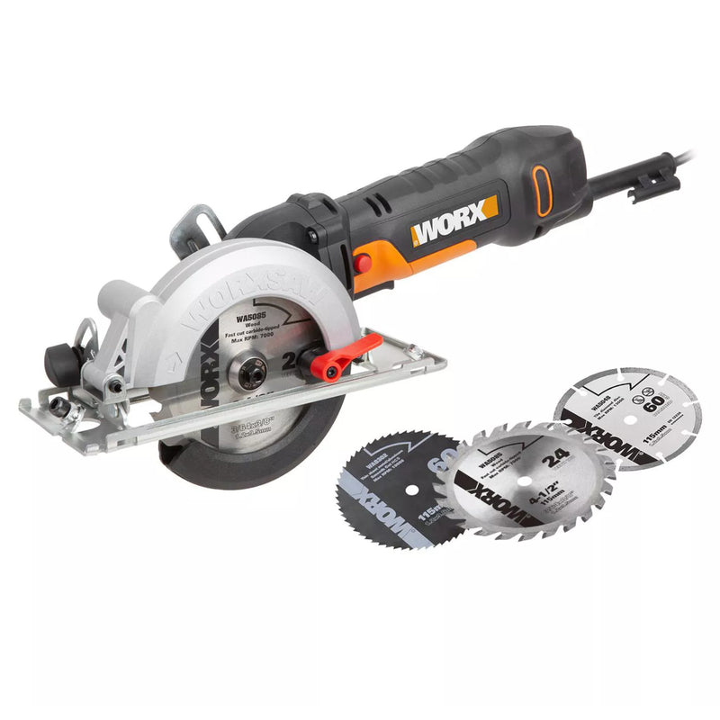 Worx 4.5 amps 4-1/2 in. Corded Compact Circular Saw