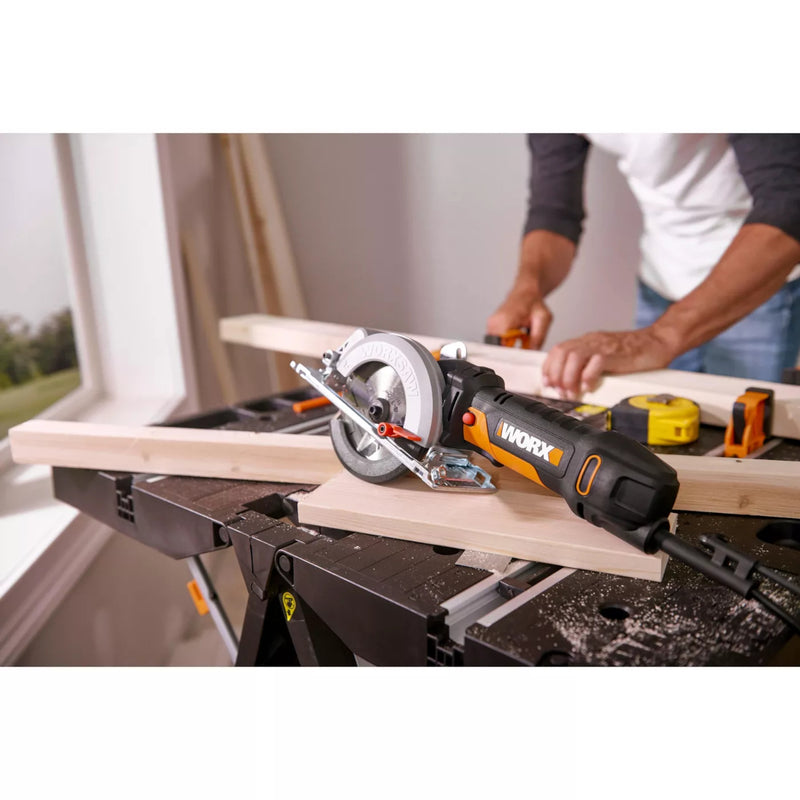 Worx 4.5 amps 4-1/2 in. Corded Compact Circular Saw