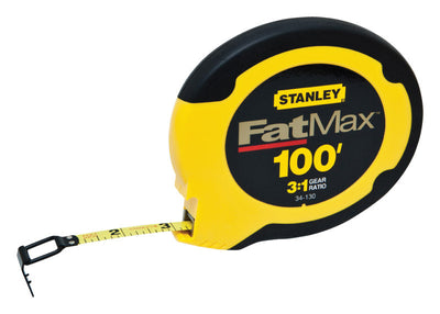 Stanley FatMax 100 ft. L X 0.38 in. W Long Tape Measure 1 pk