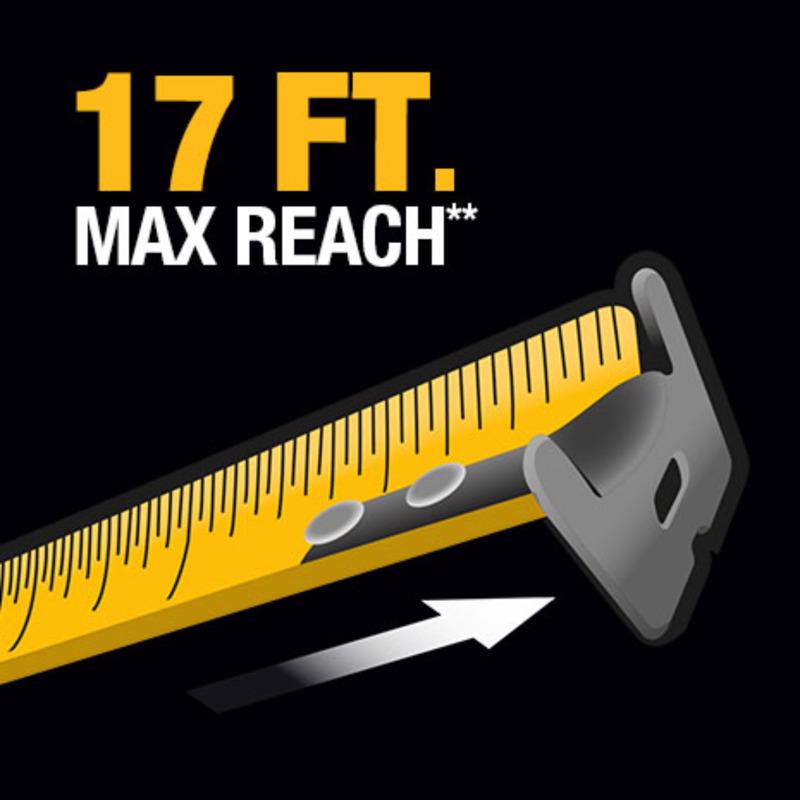 DeWalt ToughSeries 25 ft. L X 1.25 in. W Tape Measure 1 pk