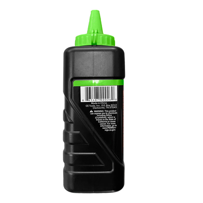 CE Tools Extreme Visibility 10 oz Standard Extreme Visibility Marking Chalk Fluorescent Green 1 pk
