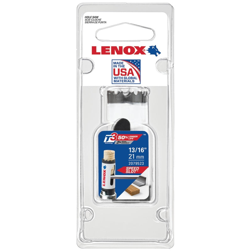 Lenox Speed Slot 13/16 in. Bi-Metal Hole Saw 1 pc