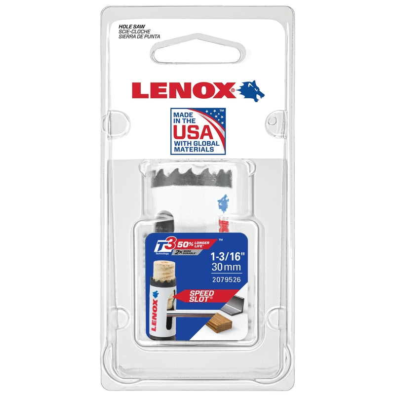 Lenox Speed Slot 1-3/16 in. Bi-Metal Hole Saw 1 pc