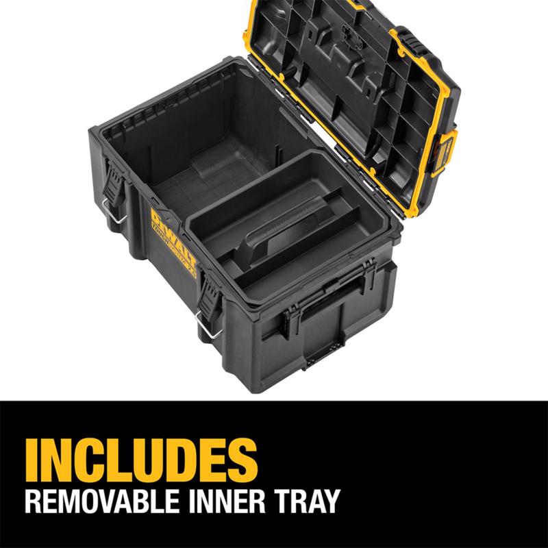 DeWalt ToughSystem 2.0 21.75 in. Large Tool Box Black/Yellow