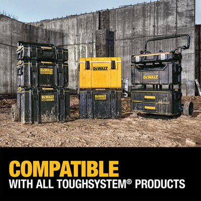 DeWalt ToughSystem 2.0 21.75 in. Large Tool Box Black/Yellow