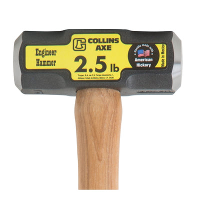 Collins 2.5 lb Steel Engineering Hammer 16 in. Hickory Handle