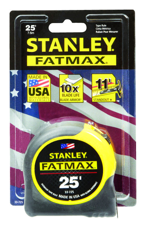 Stanley FatMax 25 ft. L X 1.25 in. W Tape Measure 1 pk