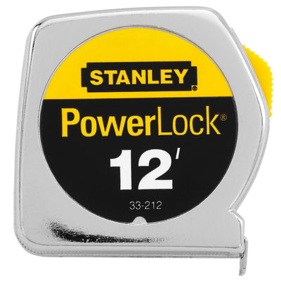 Stanley PowerLock 12 ft. L X 0.5 in. W Tape Measure 1 pk