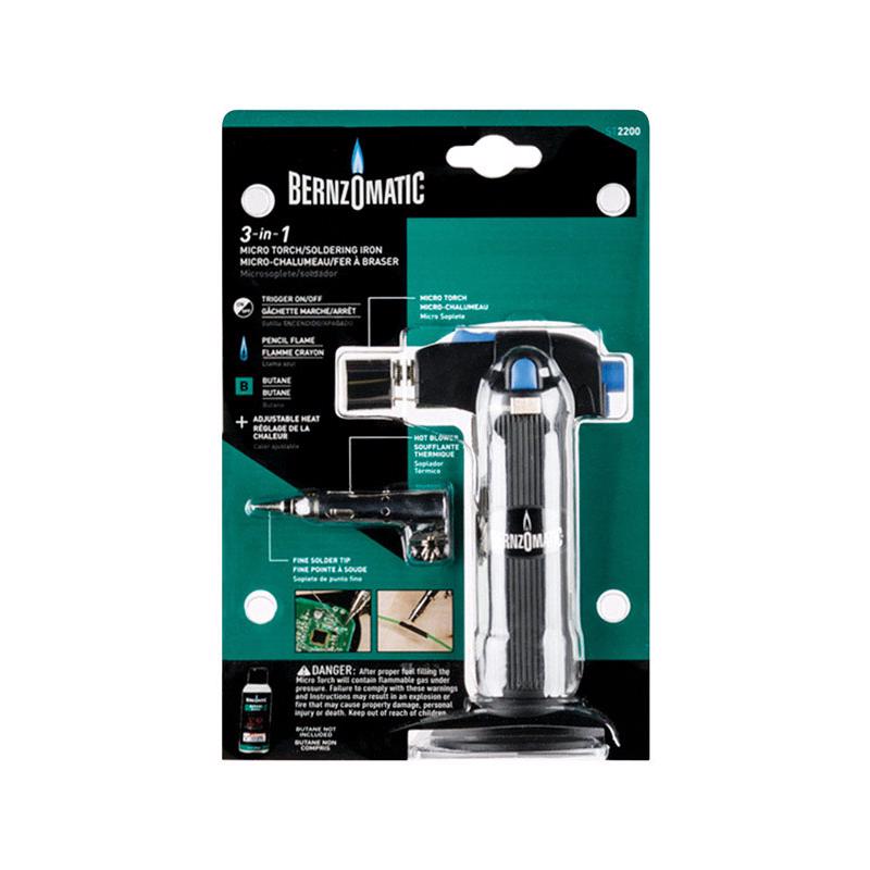 Bernzomatic 5-1/2 oz 3-in-1 Torch Kit 1 pc